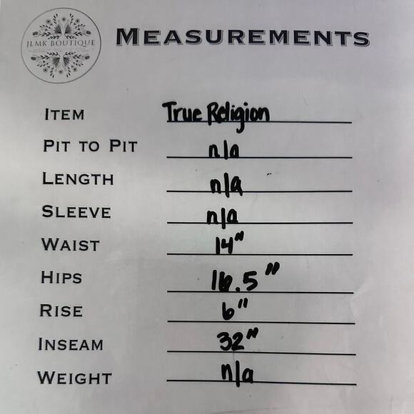 True Religion Billie Straight Leg Jeans EUC - Picture 9 of 9